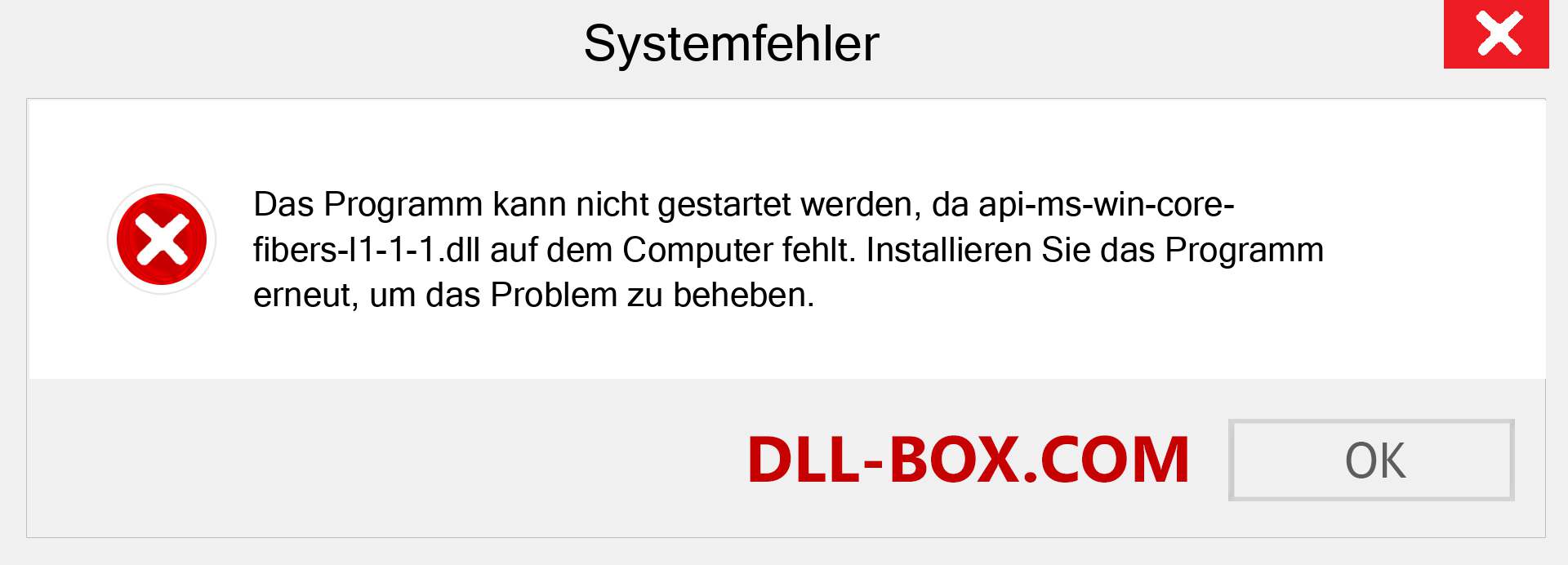 api-ms-win-core-fibers-l1-1-1.dll-Datei fehlt?. Download für Windows 7, 8, 10 - Fix api-ms-win-core-fibers-l1-1-1 dll Missing Error unter Windows, Fotos, Bildern