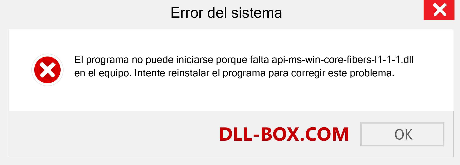 ¿Falta el archivo api-ms-win-core-fibers-l1-1-1.dll ?. Descargar para Windows 7, 8, 10 - Corregir api-ms-win-core-fibers-l1-1-1 dll Missing Error en Windows, fotos, imágenes